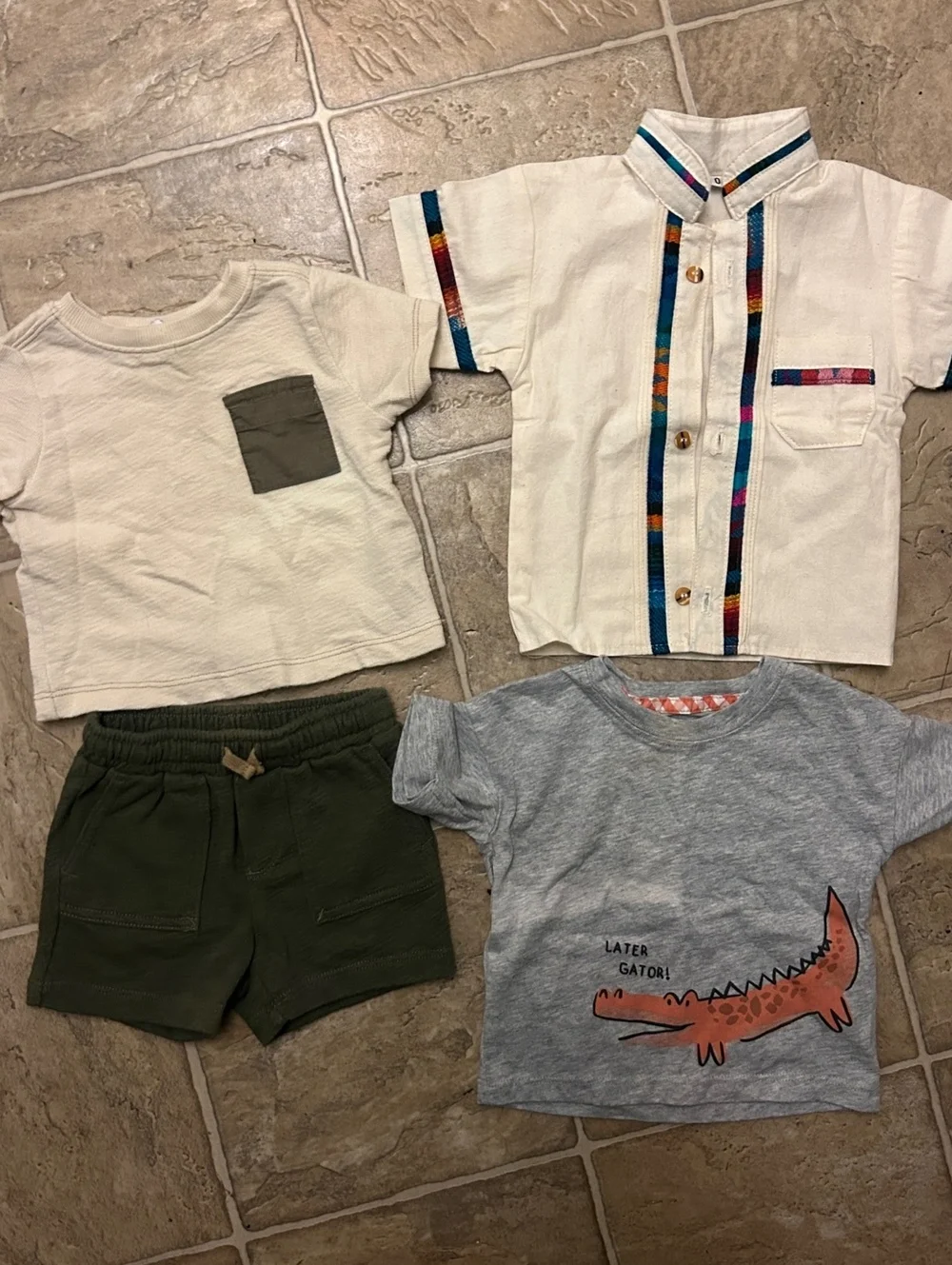 Baby Boy 3-6M Clothes Bundle 13 Pc Carters Gap Old Navy Sleepers Onesies Fall